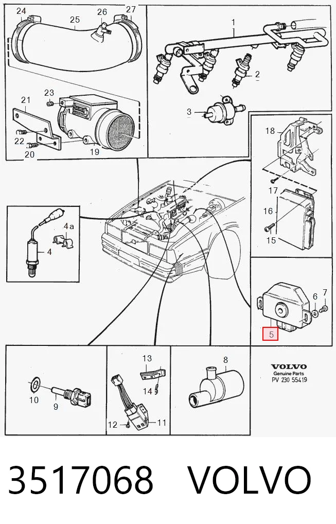 Sensor de posição da válvula de borboleta (potenciômetro) 13621273277 BMW