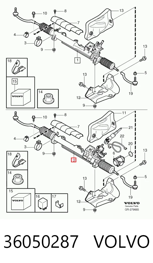 Compre 36000123 Ford Cremalheira da direção