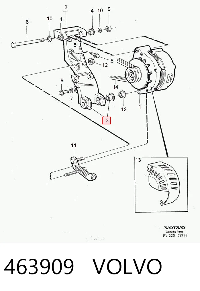 32430010 Pro-parts Bucha do gerador