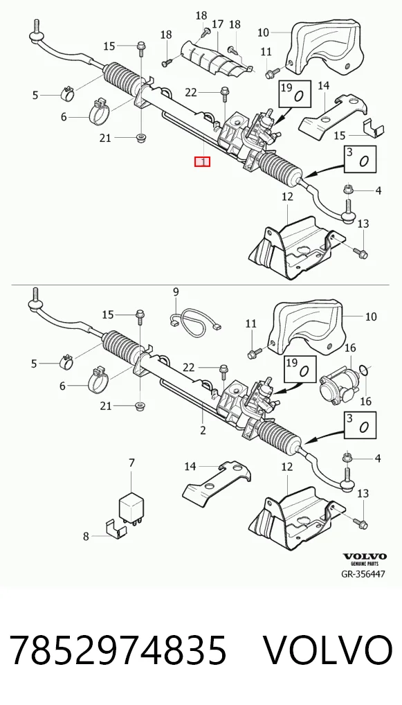 Compre 36000006 Ford Cremalheira da direção