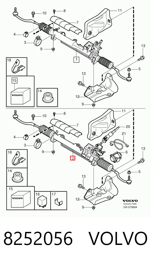 36000123 Ford Cremalheira da direção