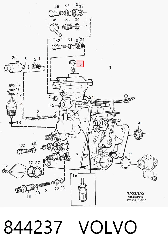 J905465 NEW Holland Parafuso