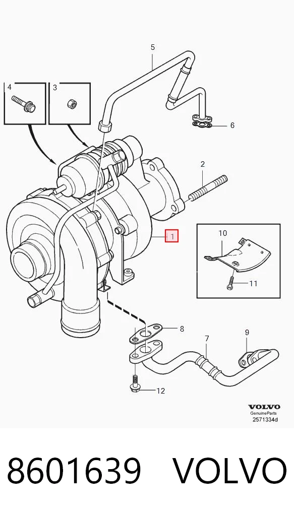 Turbina para Volvo V70 I LV