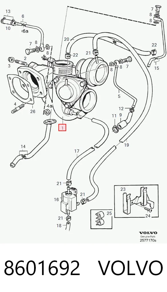 8601692 Volvo Turbina
