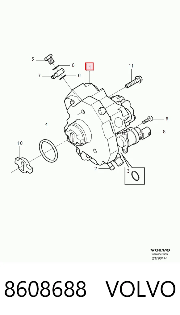 Bomba de combustível de pressão alta Volvo S80 I TS, TH, KV ao melhor preço