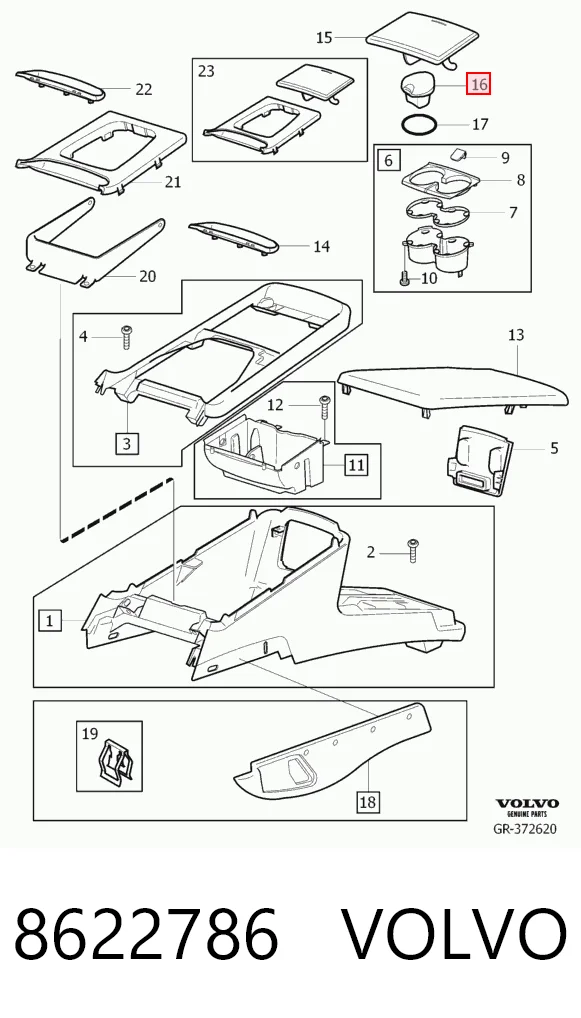 8622786 Volvo Gerador