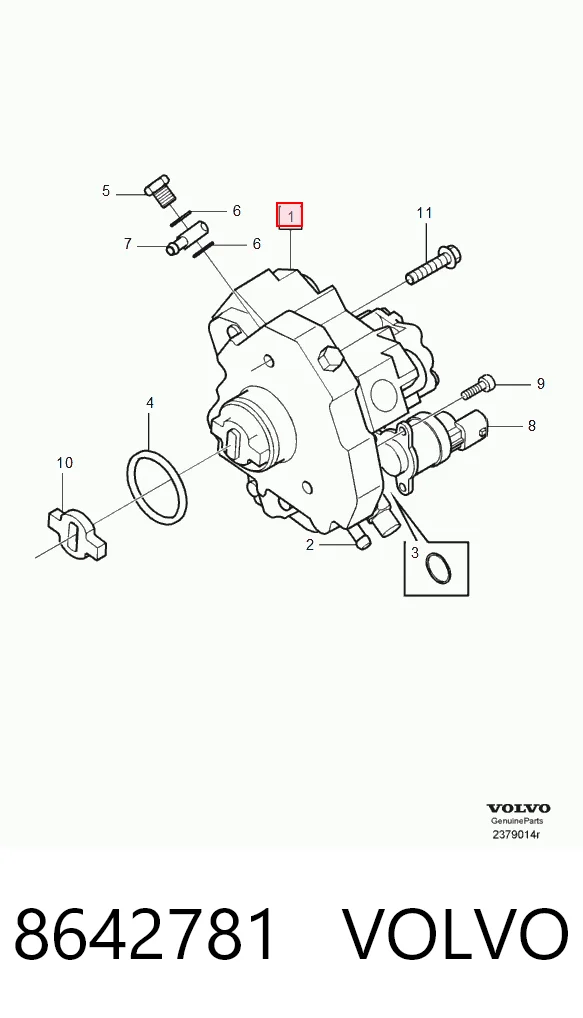 Bomba de combustível de pressão alta para Volvo XC90  