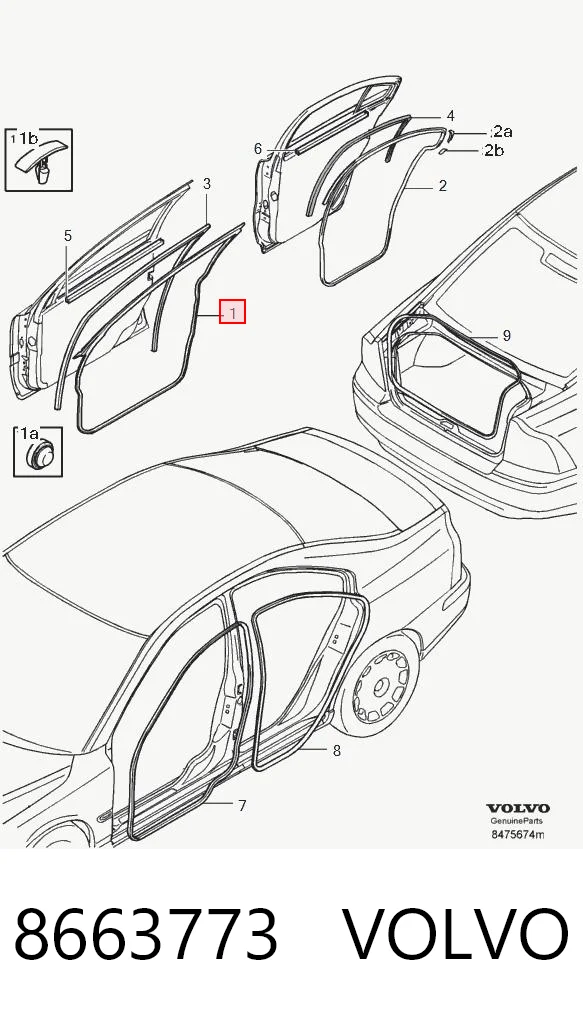 Porta dianteira esquerda Volvo S60 I RS, RH ao melhor preço