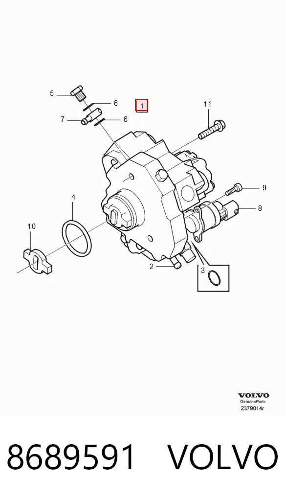  Bomba de combustível de pressão alta Volvo XC90 SUV (2002 - 2015) 