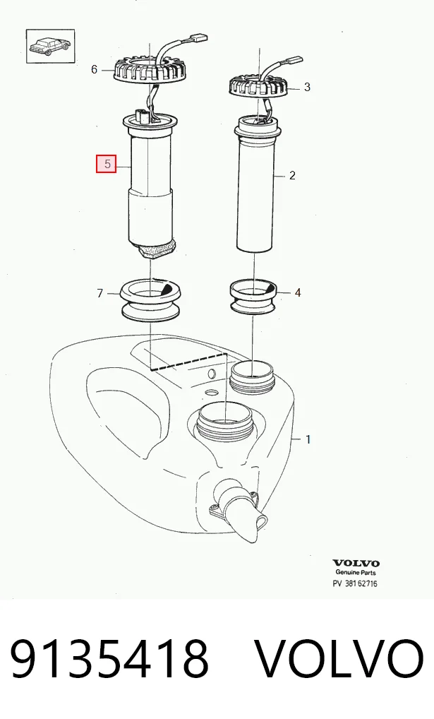  V70 I carrinha (1997-2000) original desde 48,31 €