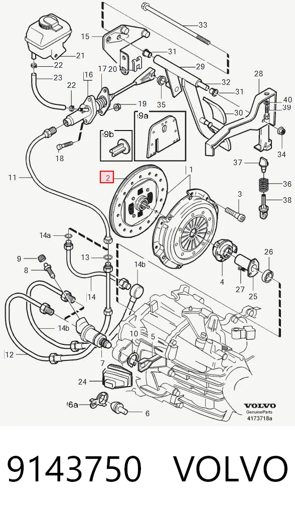 Disco de embraiagem para Volvo V70 LV