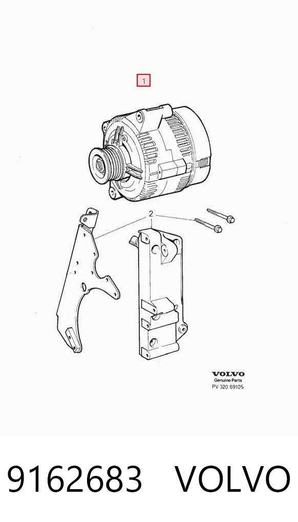 9162683 Volvo Gerador