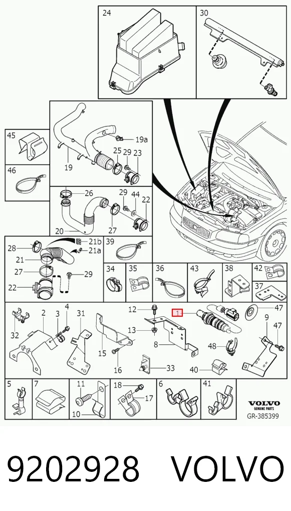 9470981 VAG Sonda lambda, sensor de oxigênio até o catalisador