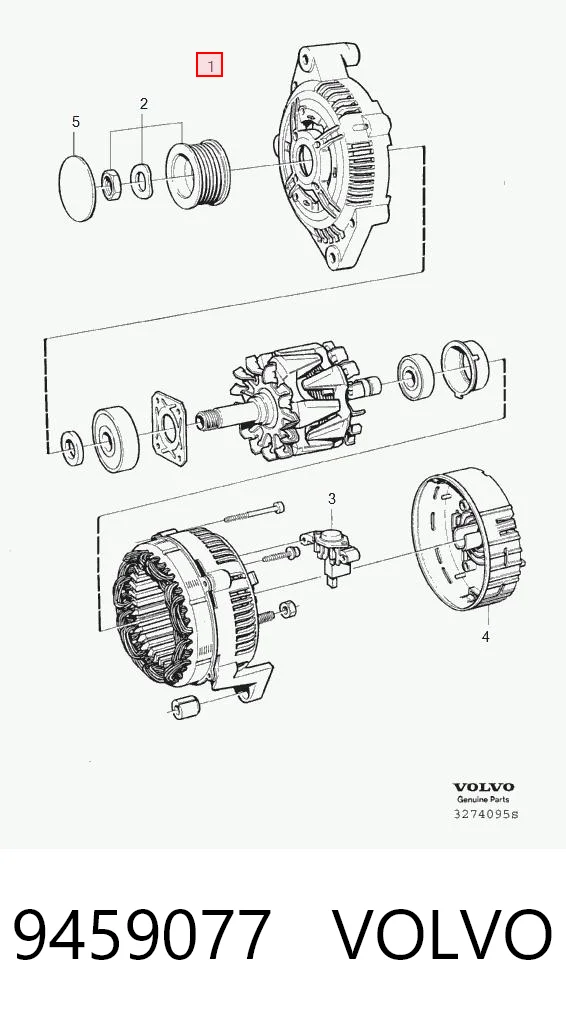 9459077 Volvo Gerador