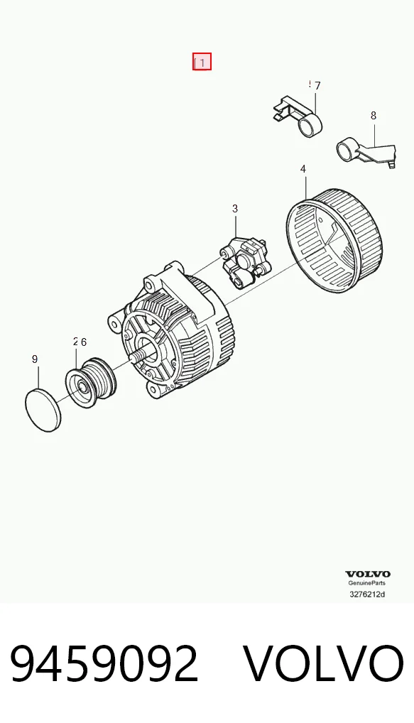 9459092 Volvo Gerador