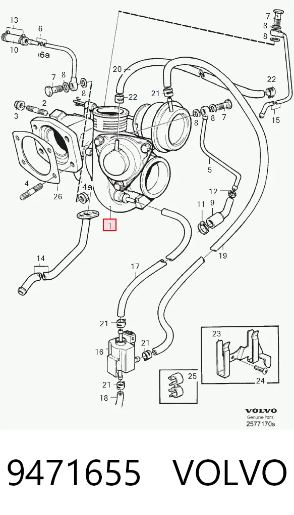 9471655 Volvo Turbina