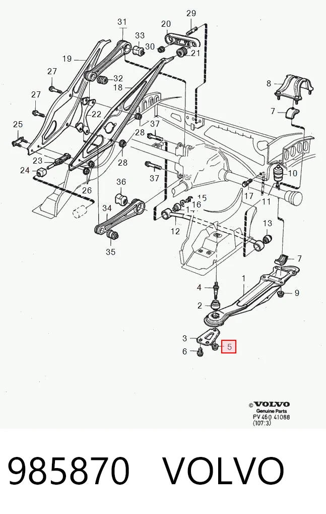 Parafuso de fixação do braço oscilante inferior traseiro, interno Peugeot/Citroen 13241765 preço, a partir de 2,47 USD