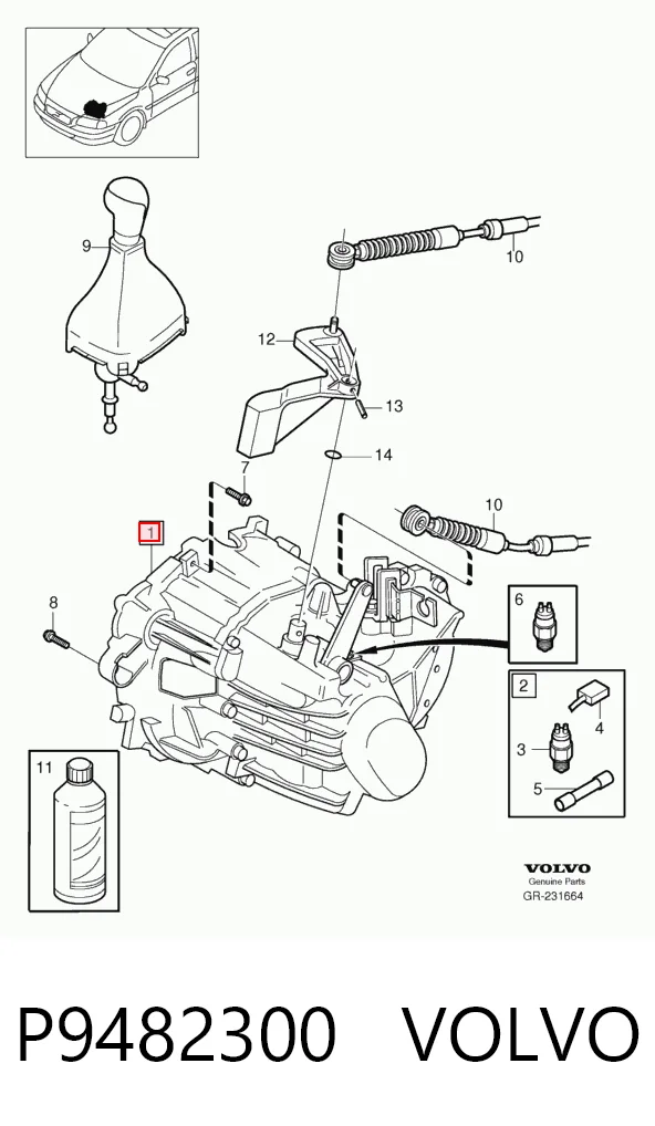 Caixa Automática de Mudança montada para Volvo S60 I RS, RH
