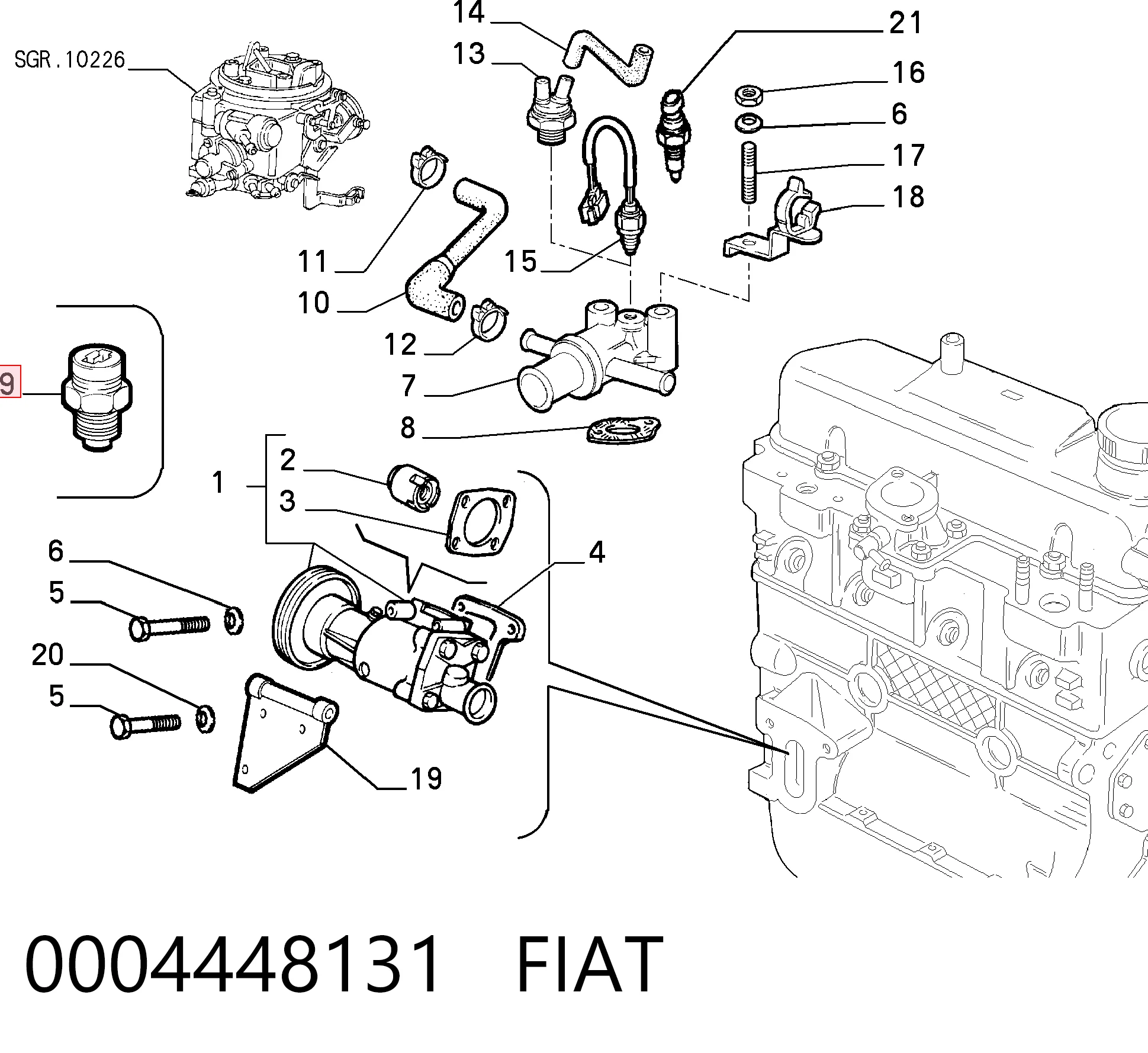 0004448131 Fiat/Alfa/Lancia