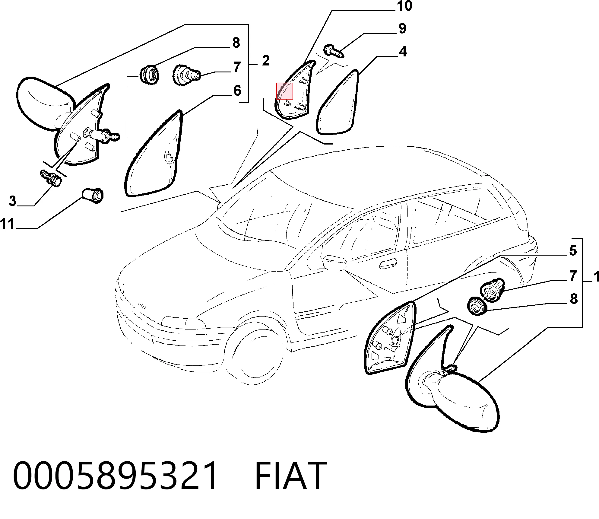 0005895321 Fiat/Alfa/Lancia