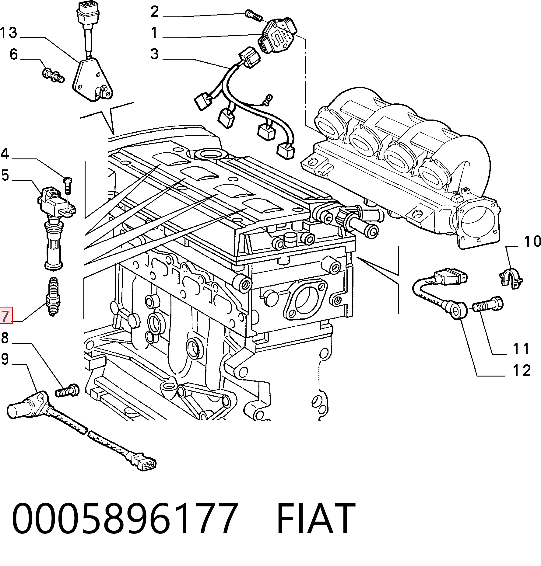 0005896177 Fiat/Alfa/Lancia