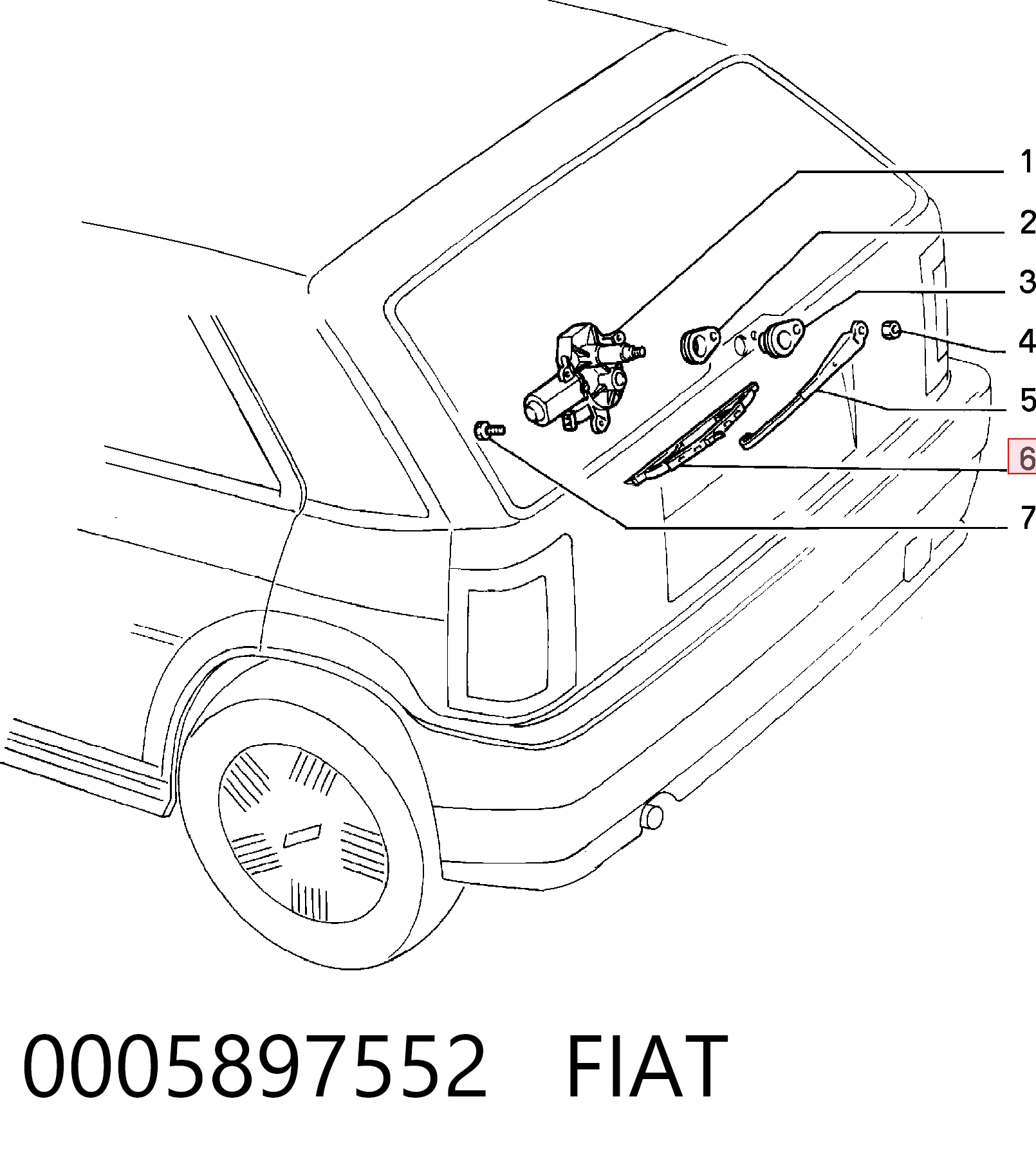 0005897552 Fiat/Alfa/Lancia