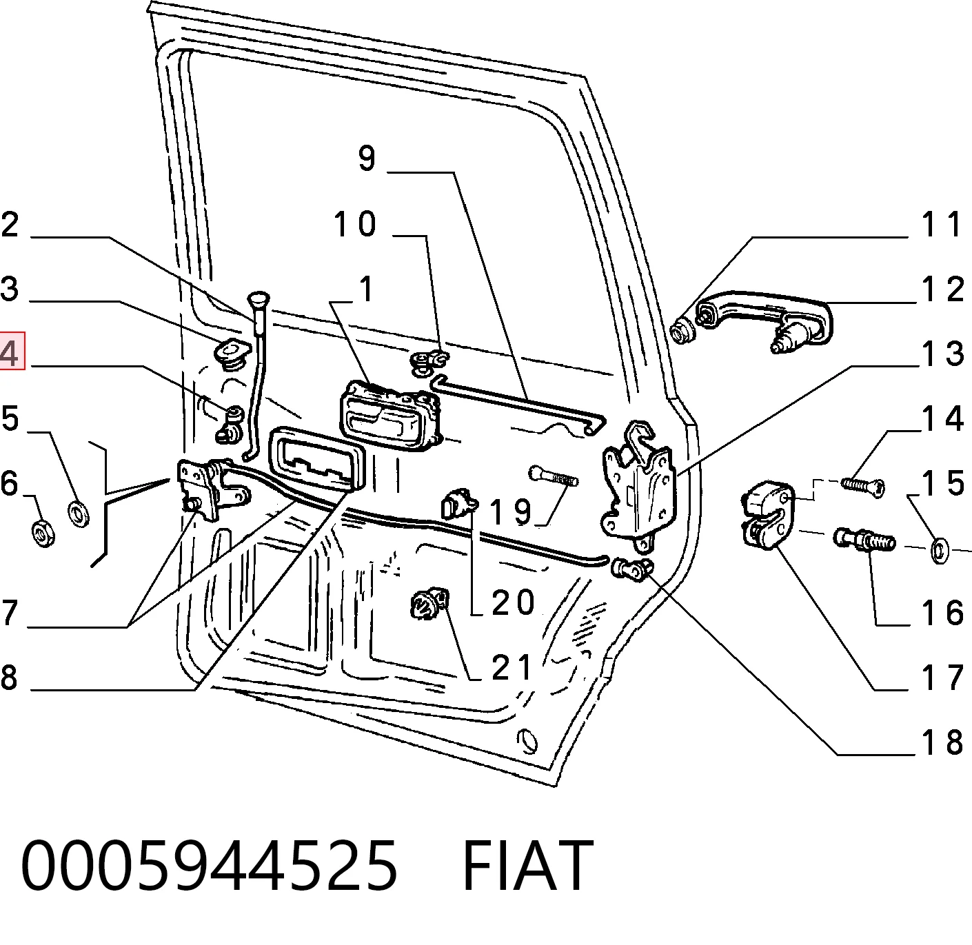 0005944525 Fiat/Alfa/Lancia