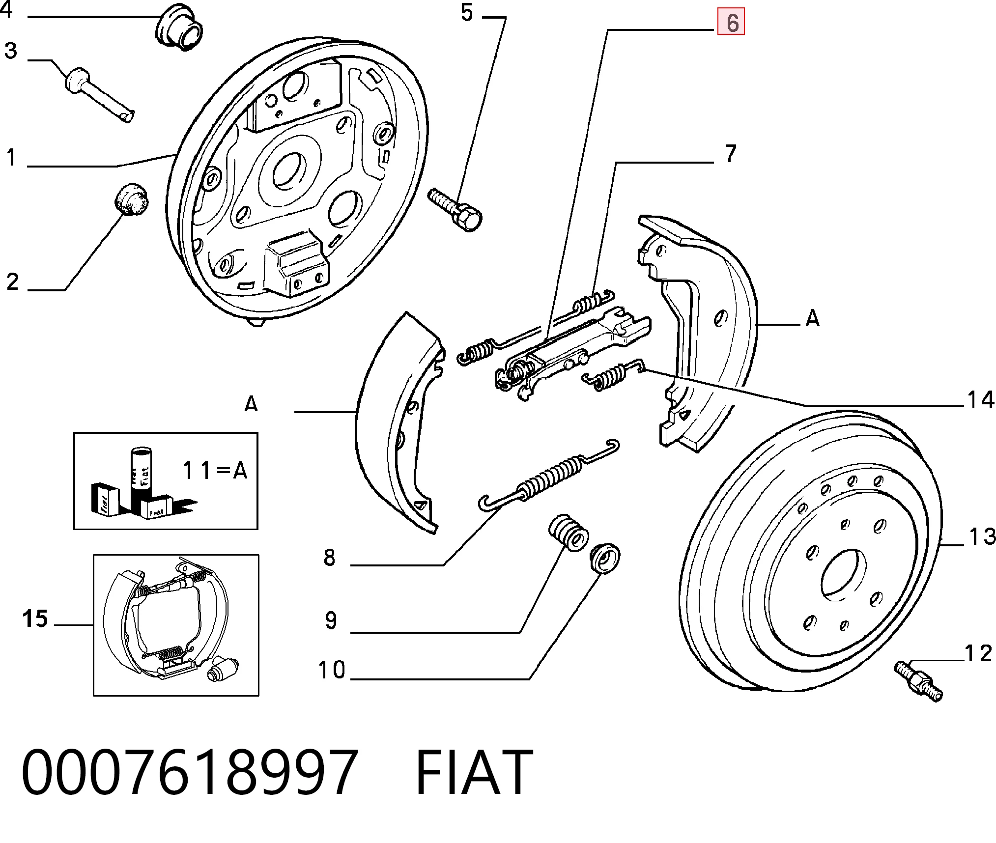 0007618997 Fiat/Alfa/Lancia