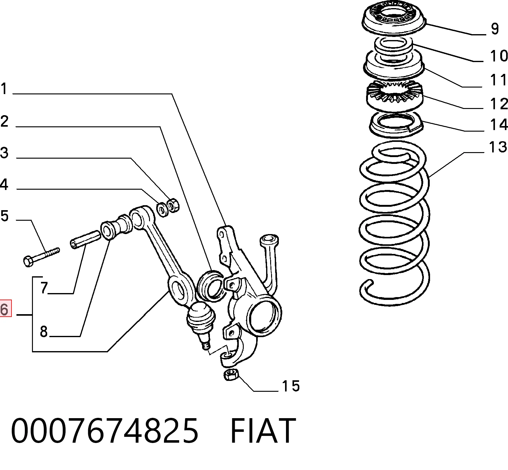 0007674825 Fiat/Alfa/Lancia