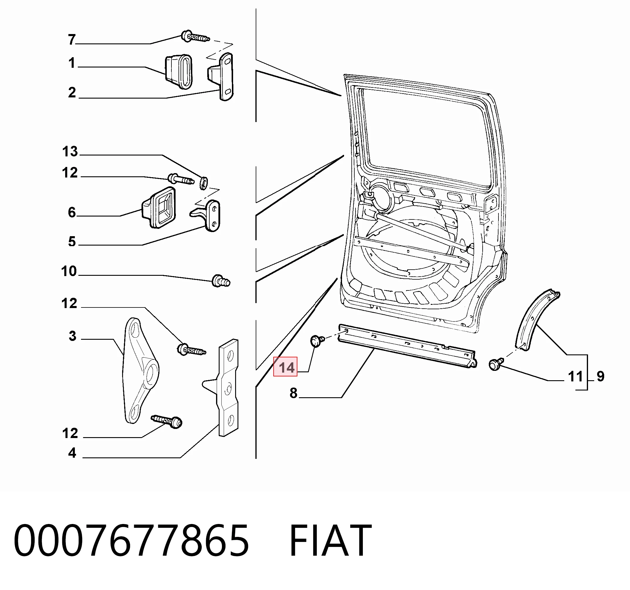 0007677865 Fiat/Alfa/Lancia