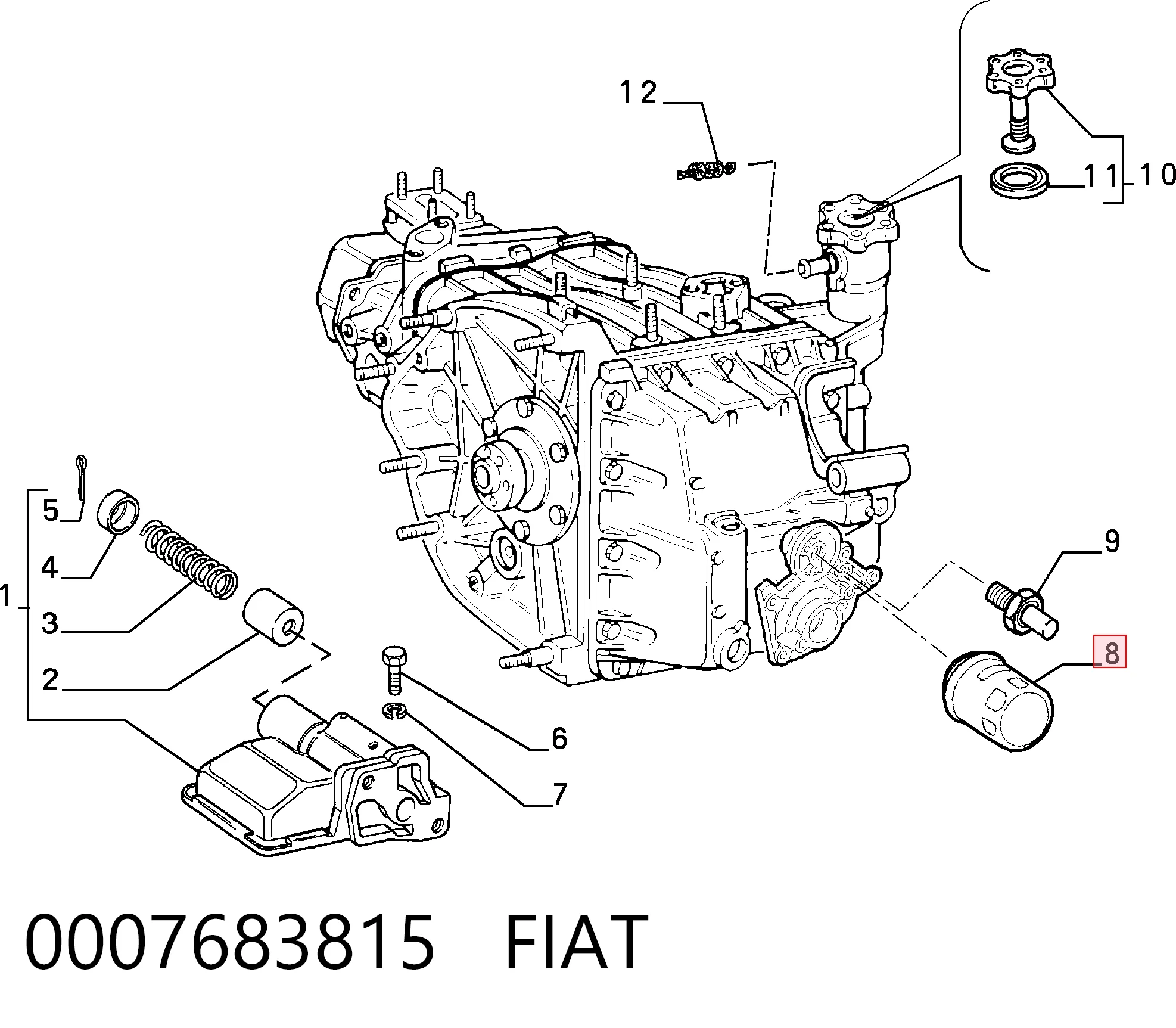 0007683815 Fiat/Alfa/Lancia