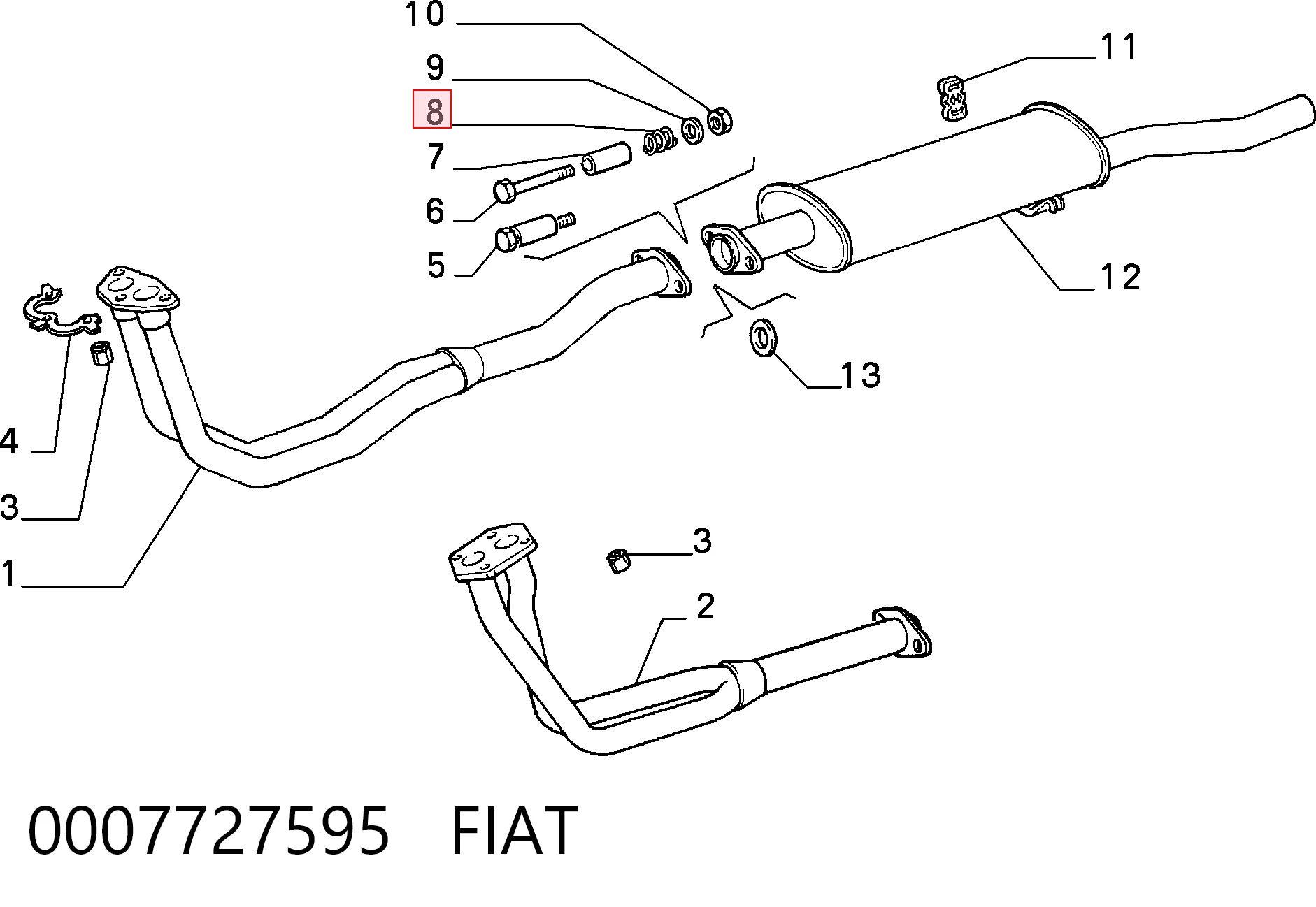 0007727595 Fiat/Alfa/Lancia