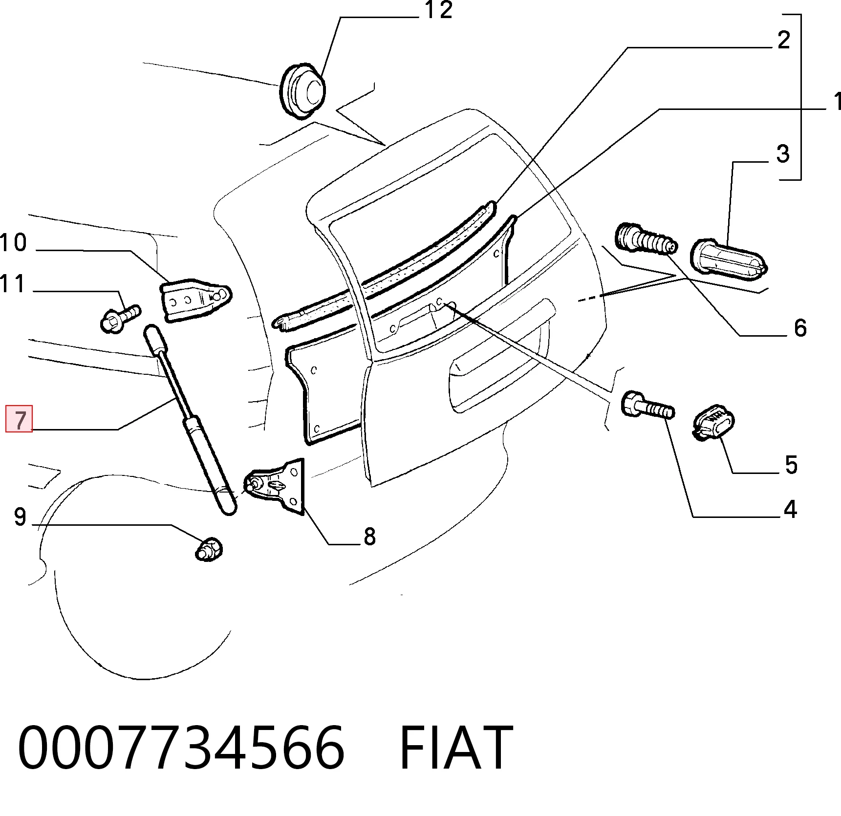 0007734566 Fiat/Alfa/Lancia