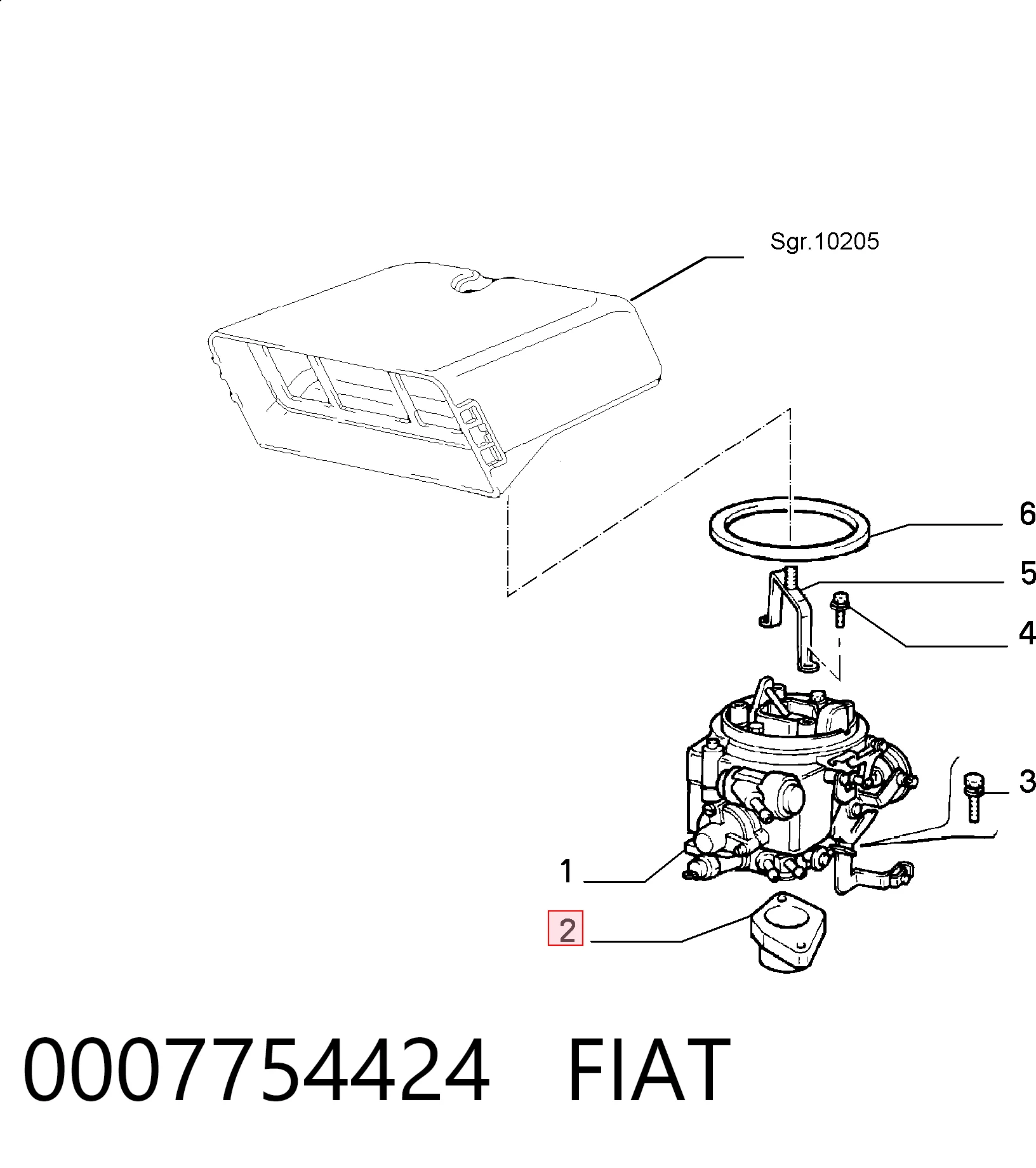 0007754424 Fiat/Alfa/Lancia