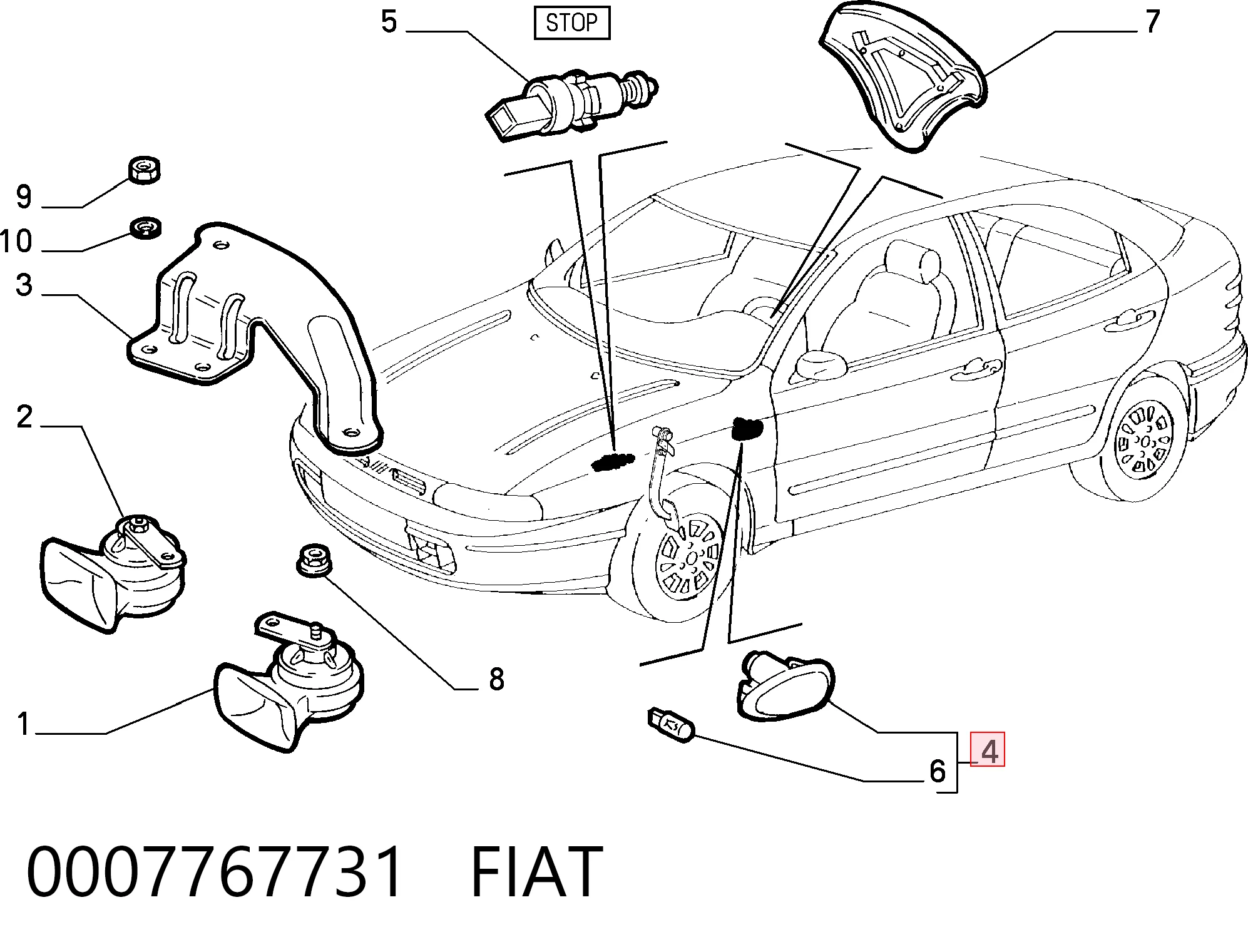 0007767731 Fiat/Alfa/Lancia
