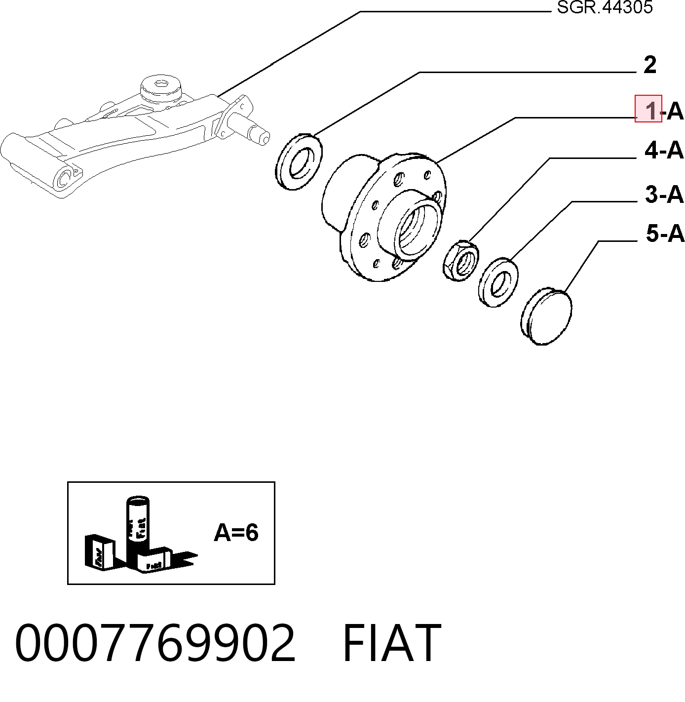 0007769902 Fiat/Alfa/Lancia