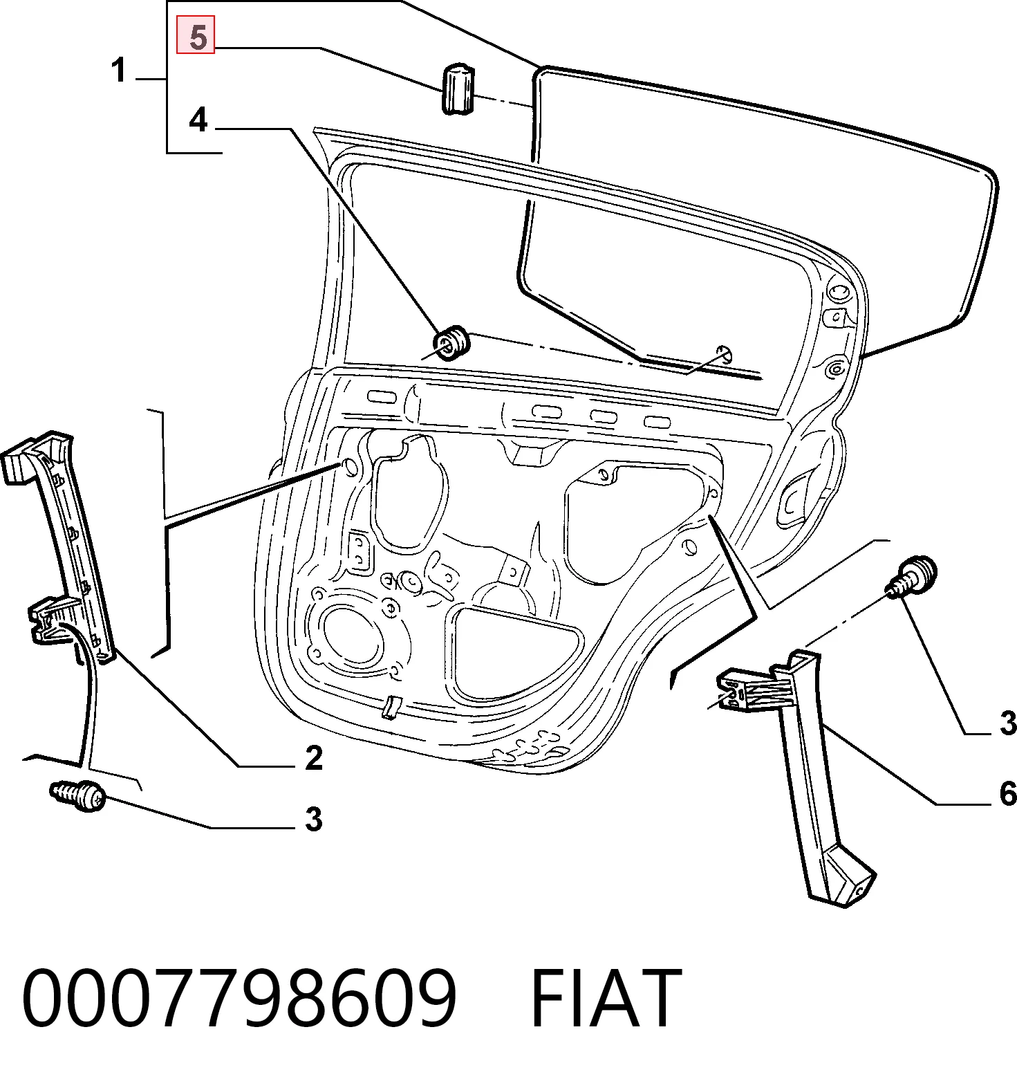 Guia de vidro de quadro da porta dianteira direita General Motors 95509374 preço, a partir de 2,67 USD