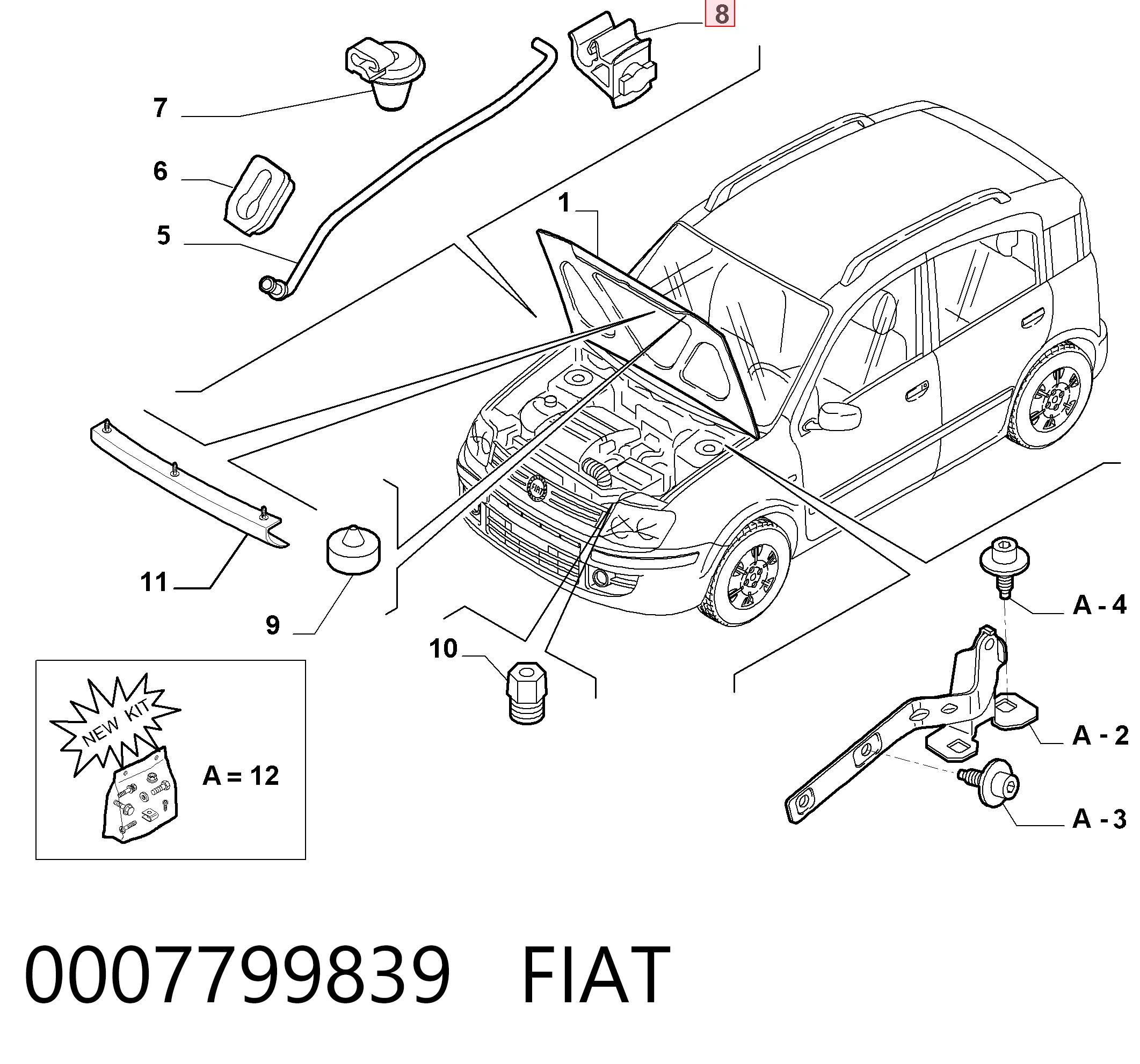 0007799839 Fiat/Alfa/Lancia