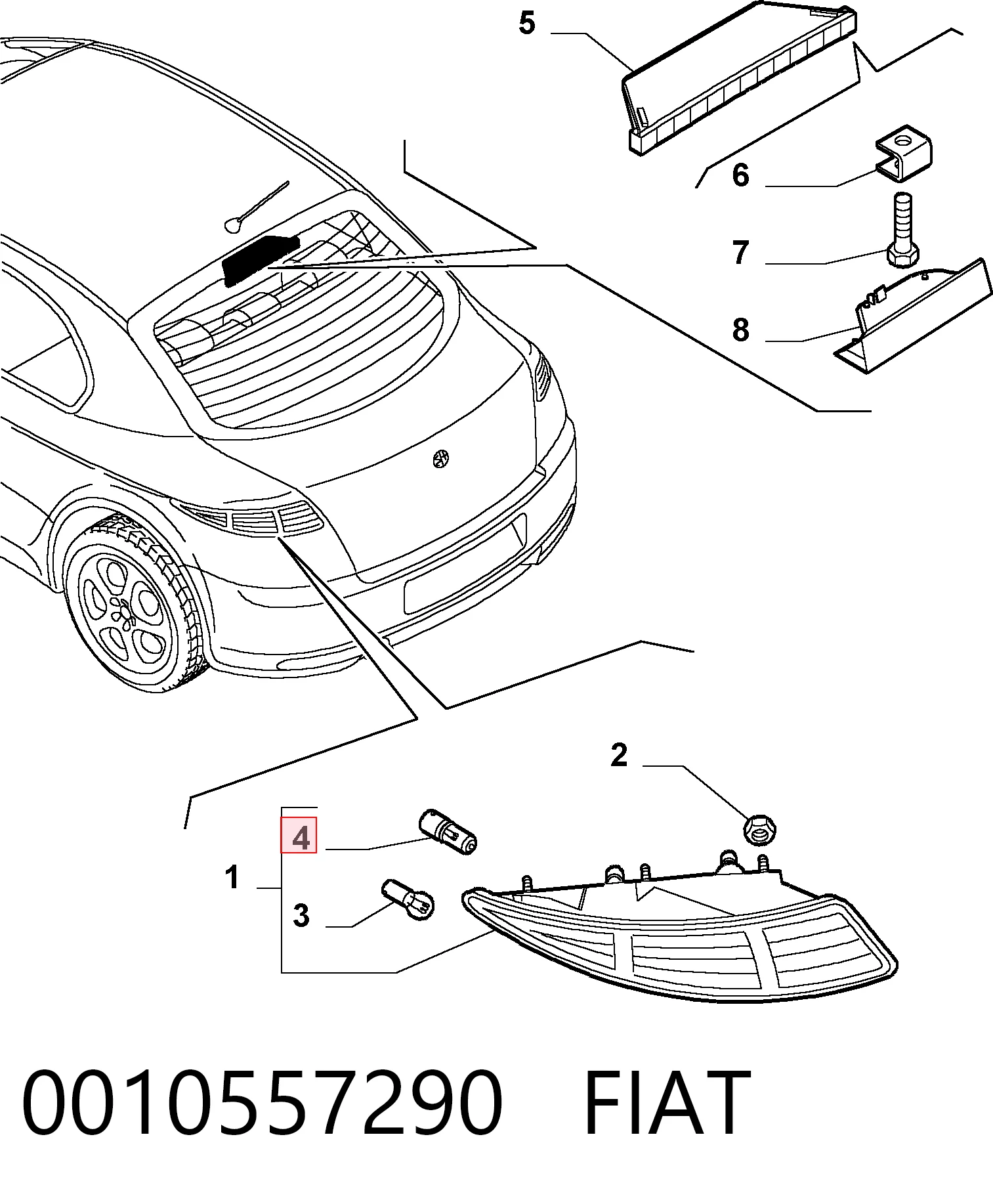 0010557290 Fiat/Alfa/Lancia