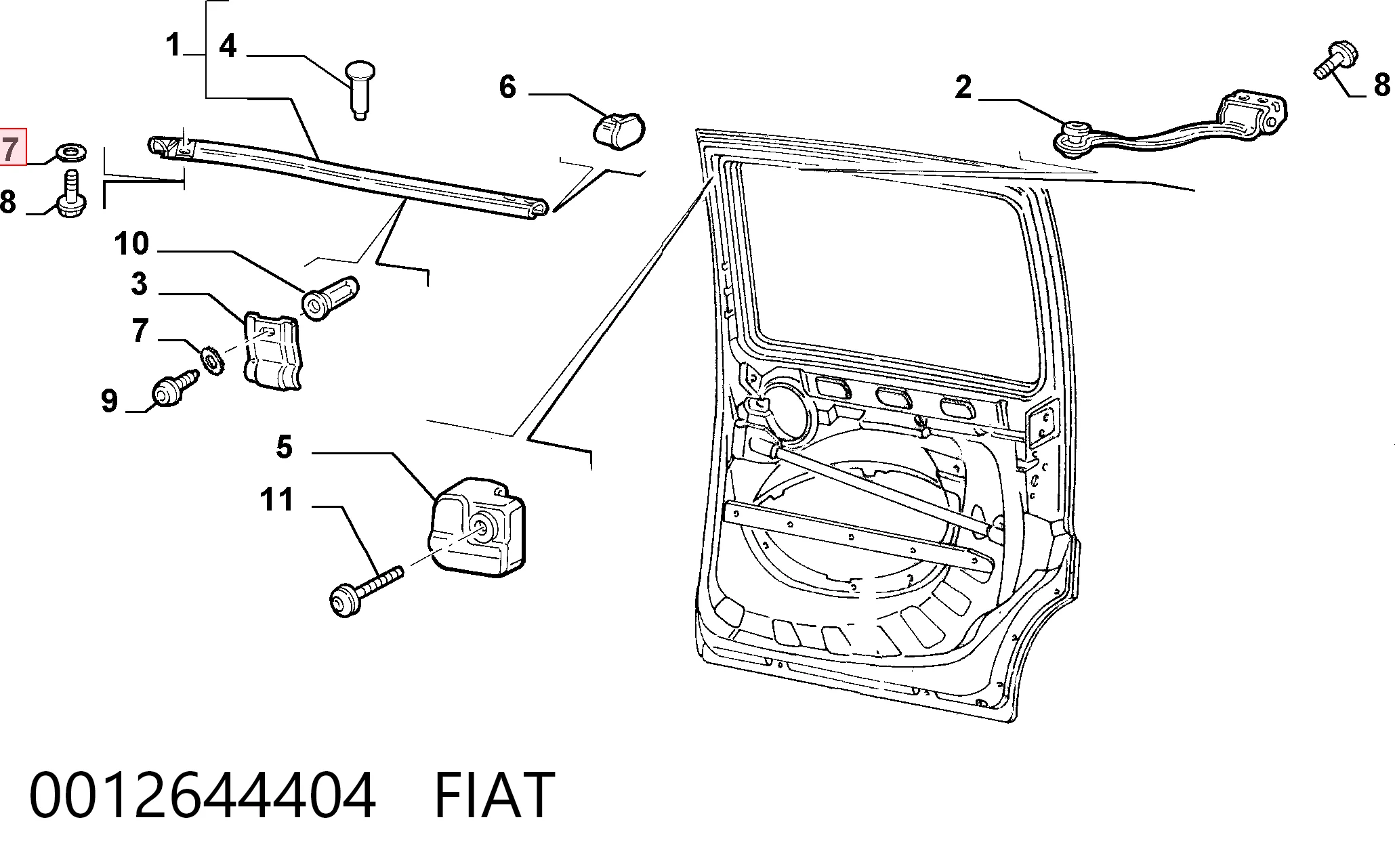 0012644404 Fiat/Alfa/Lancia