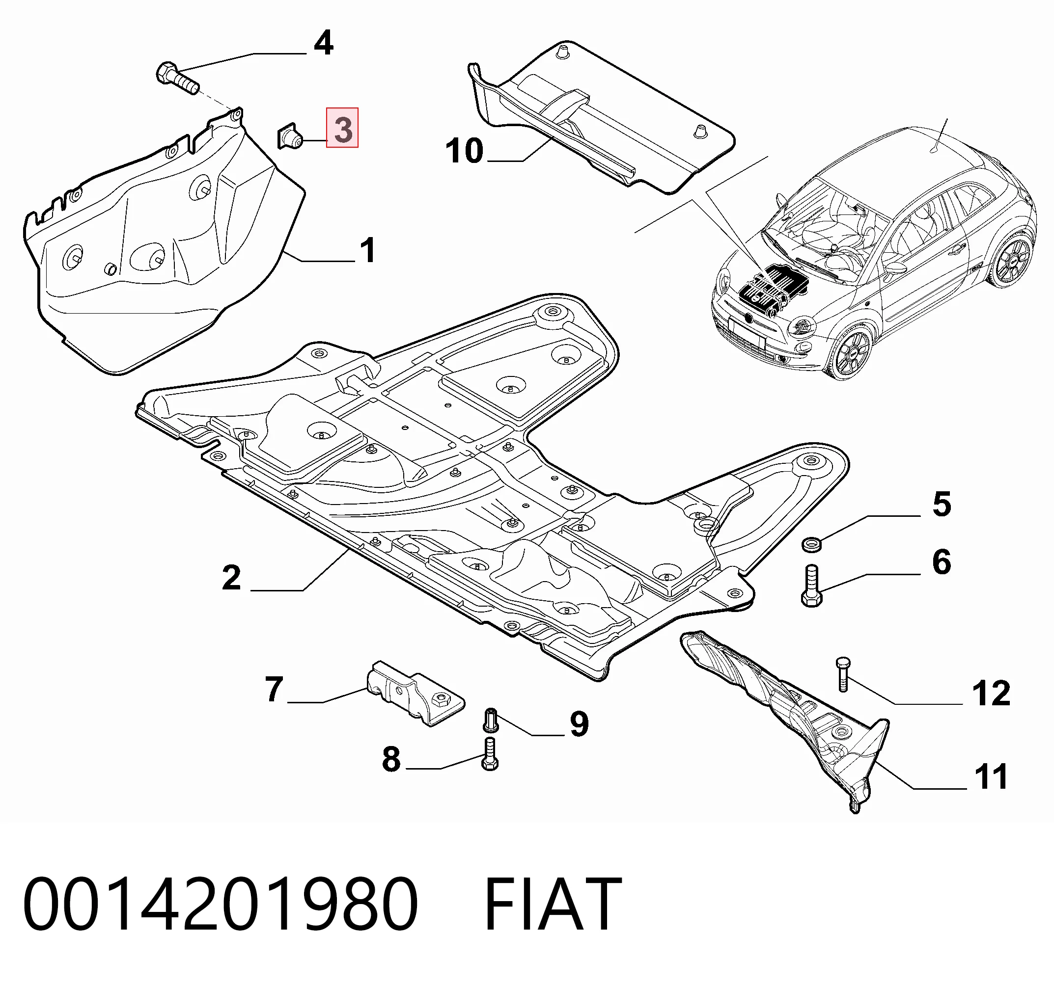 0014201980 Fiat/Alfa/Lancia