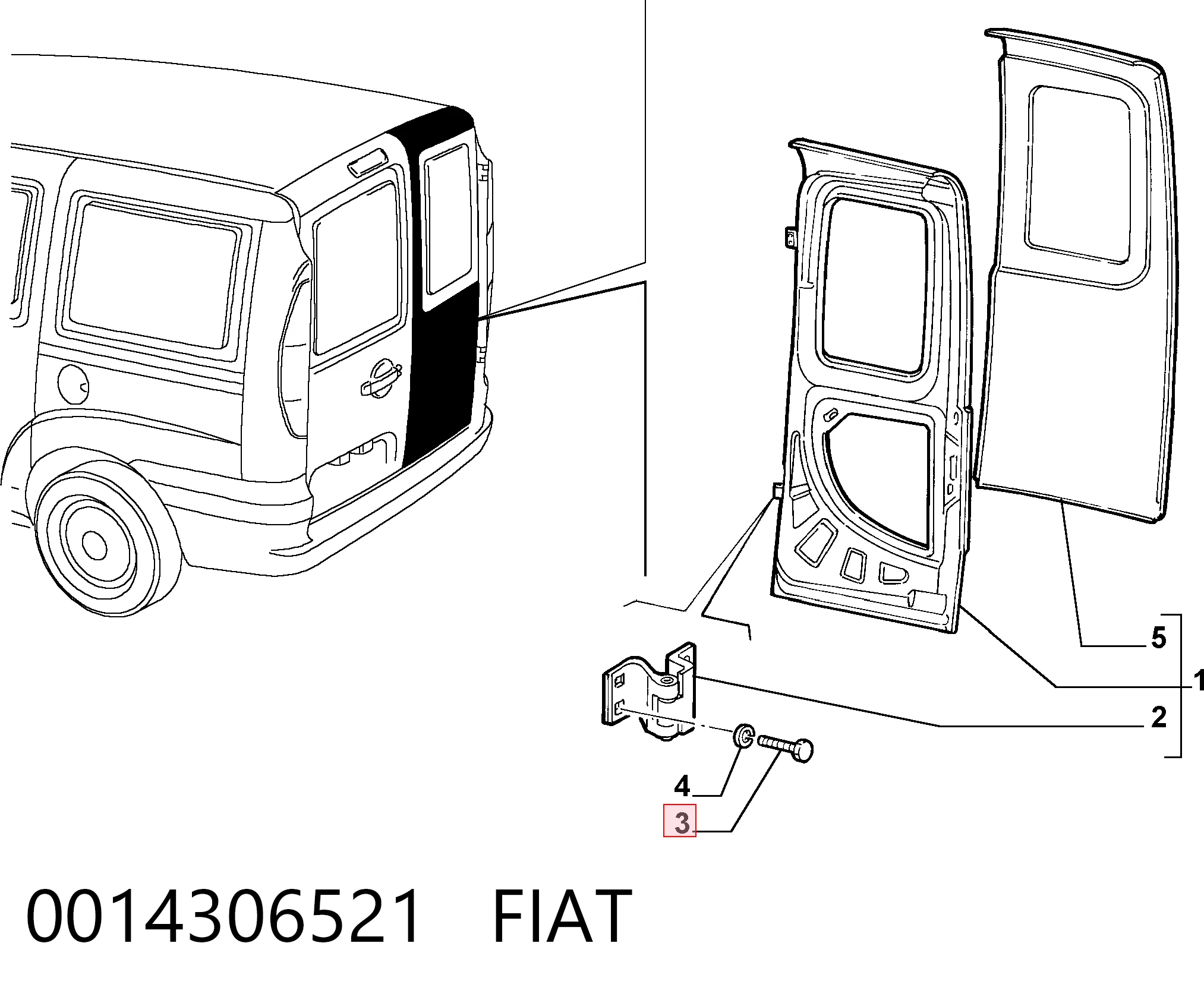 0014306521 Fiat/Alfa/Lancia