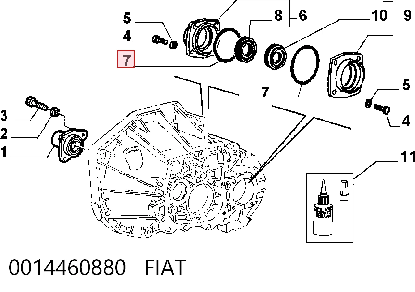0014460880 Fiat/Alfa/Lancia