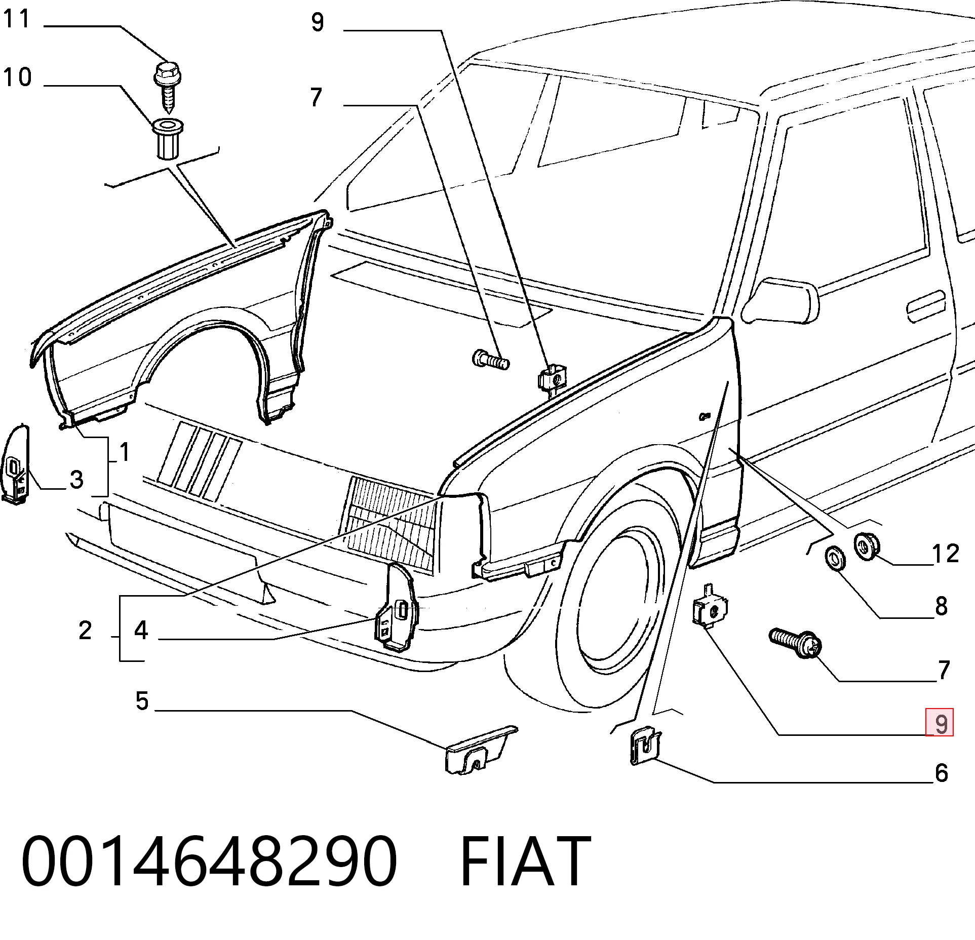 0014648290 Fiat/Alfa/Lancia