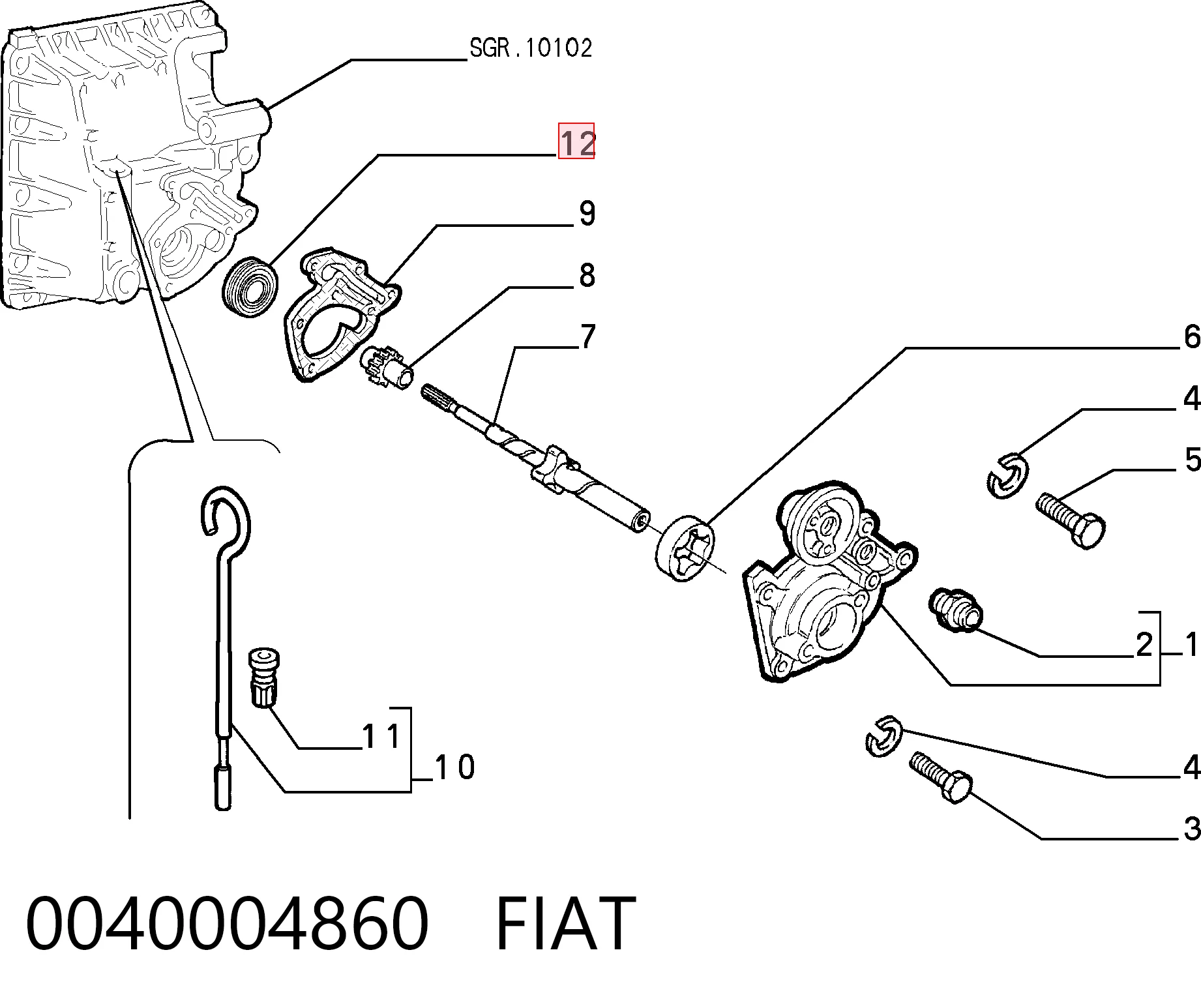 0040004860 Fiat/Alfa/Lancia