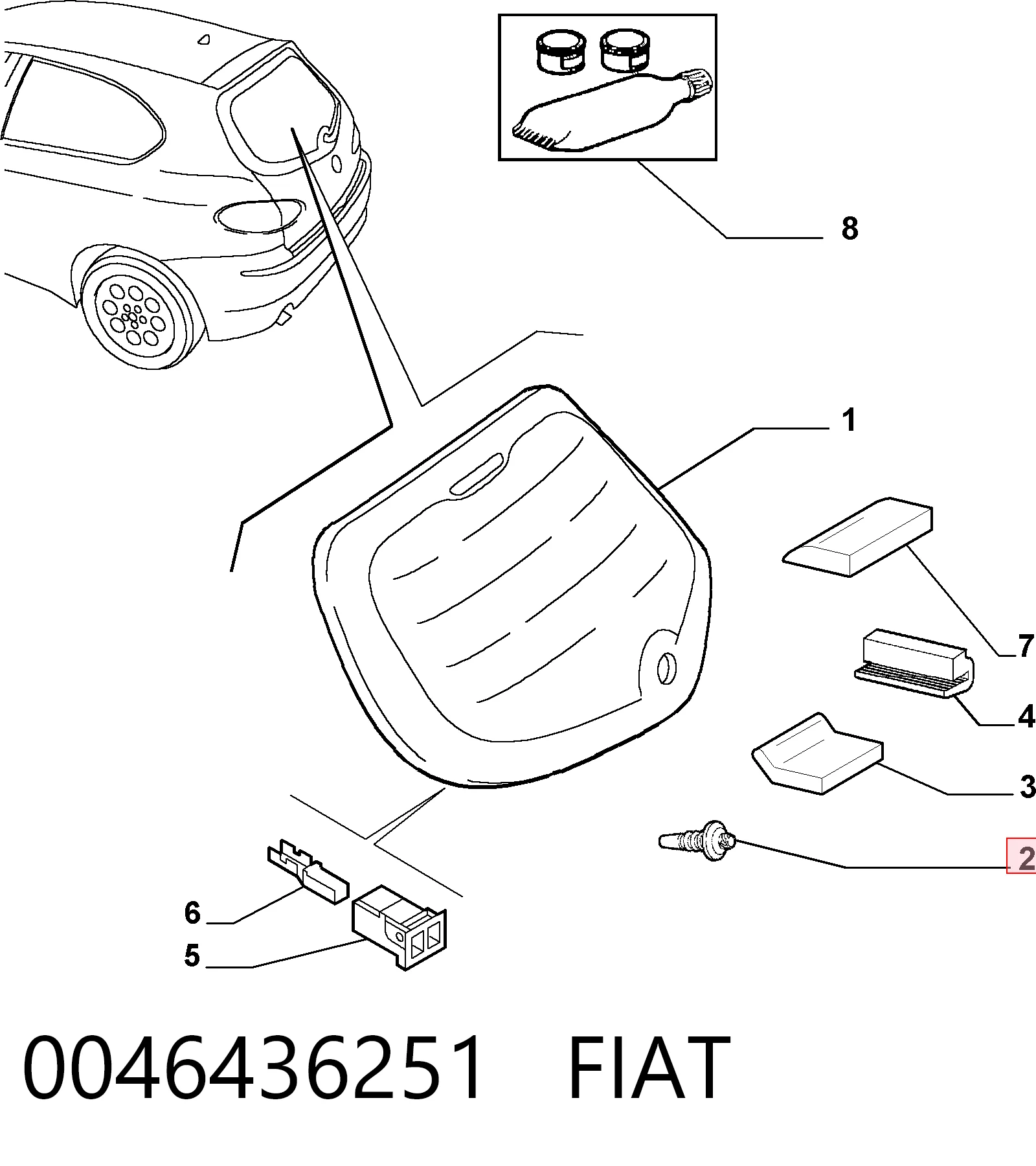 0046436251 Fiat/Alfa/Lancia