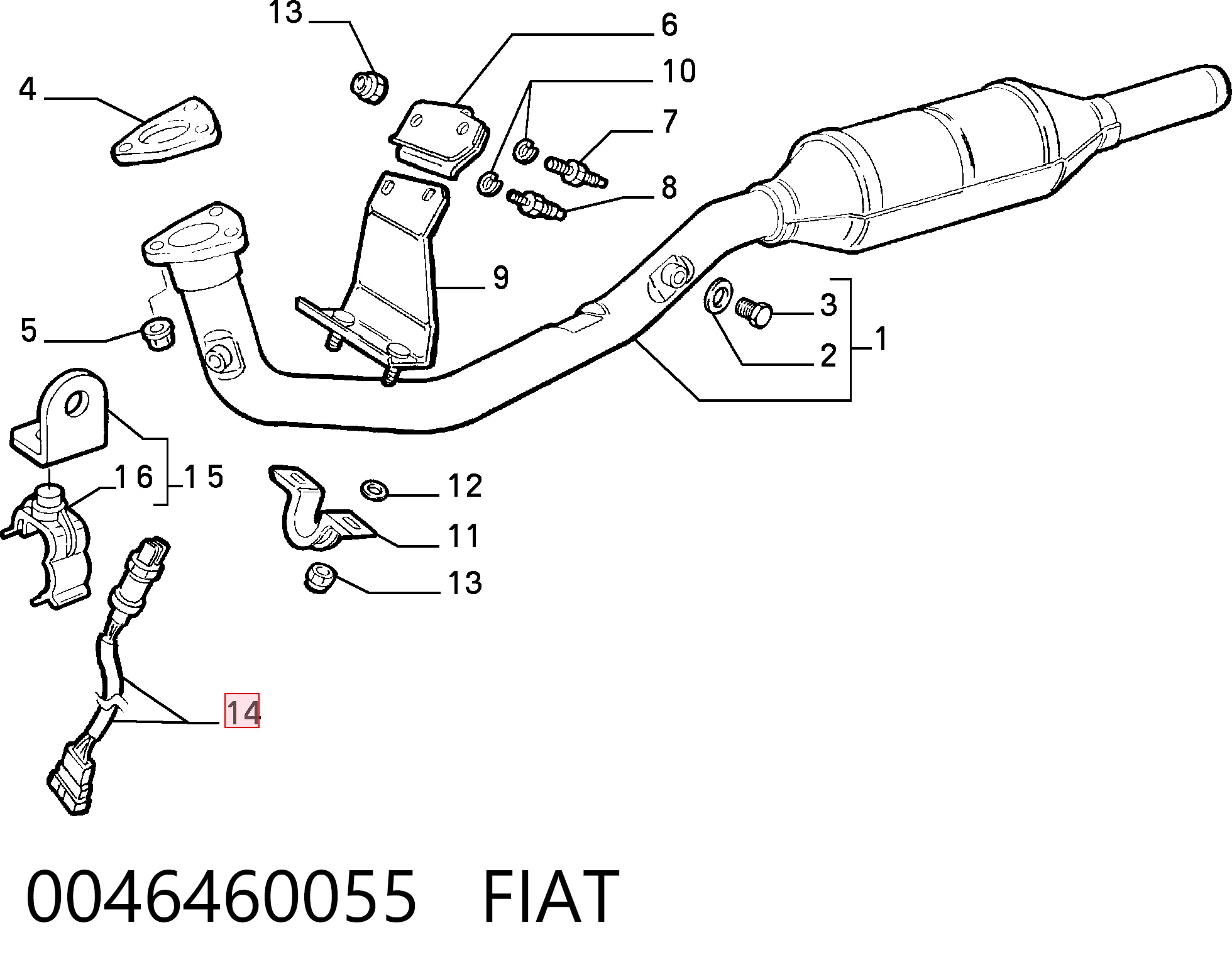 0046460055 Fiat/Alfa/Lancia