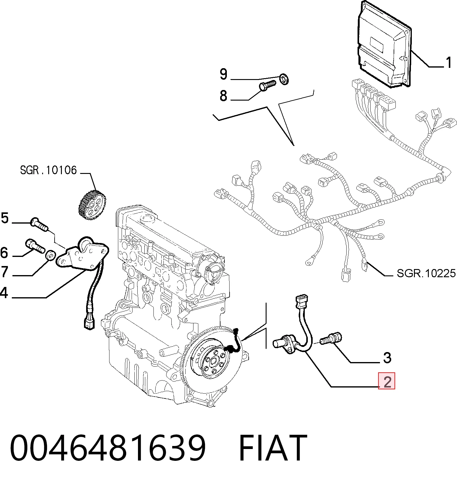 0046481639 Fiat/Alfa/Lancia