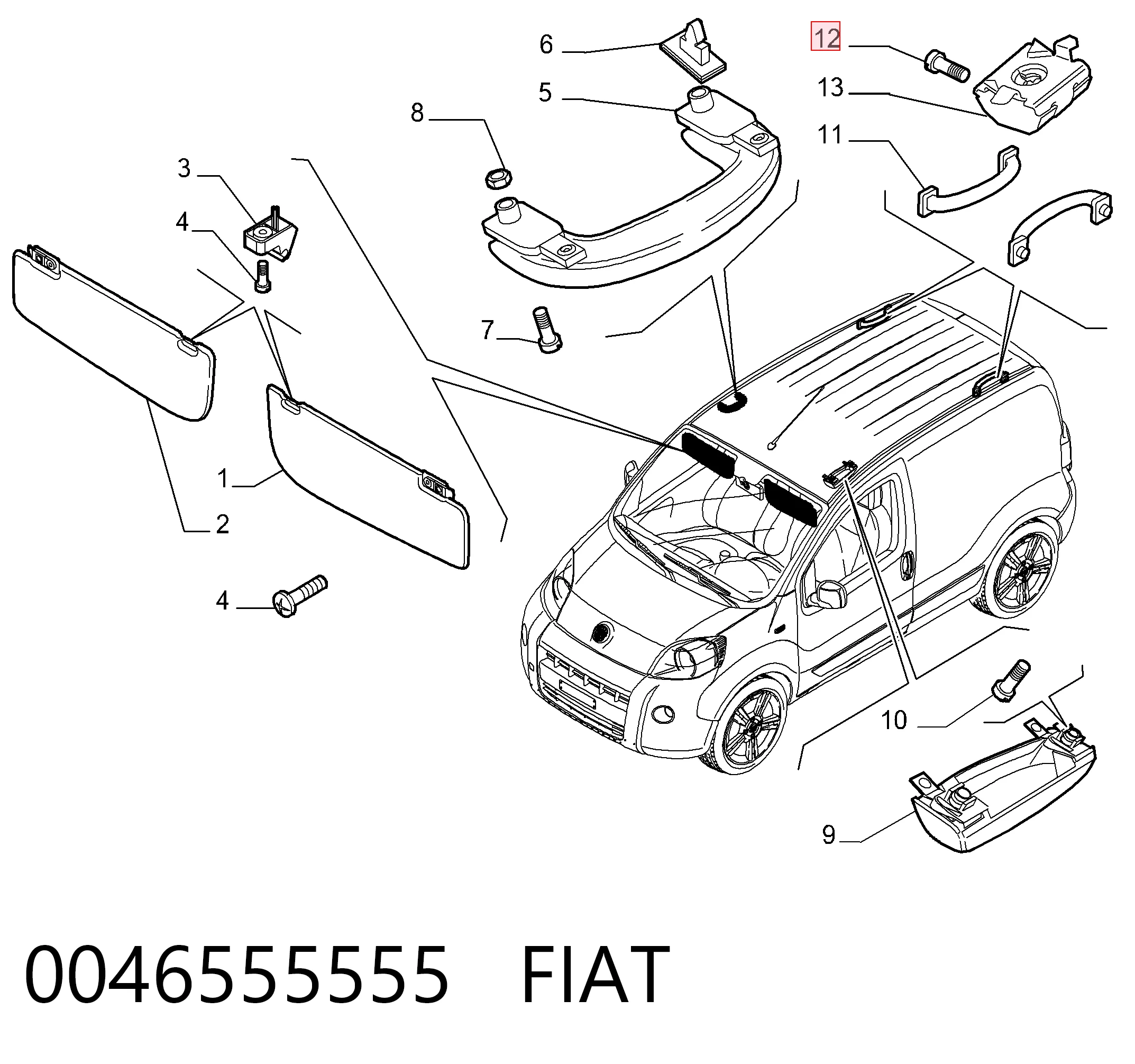0046555555 Fiat/Alfa/Lancia