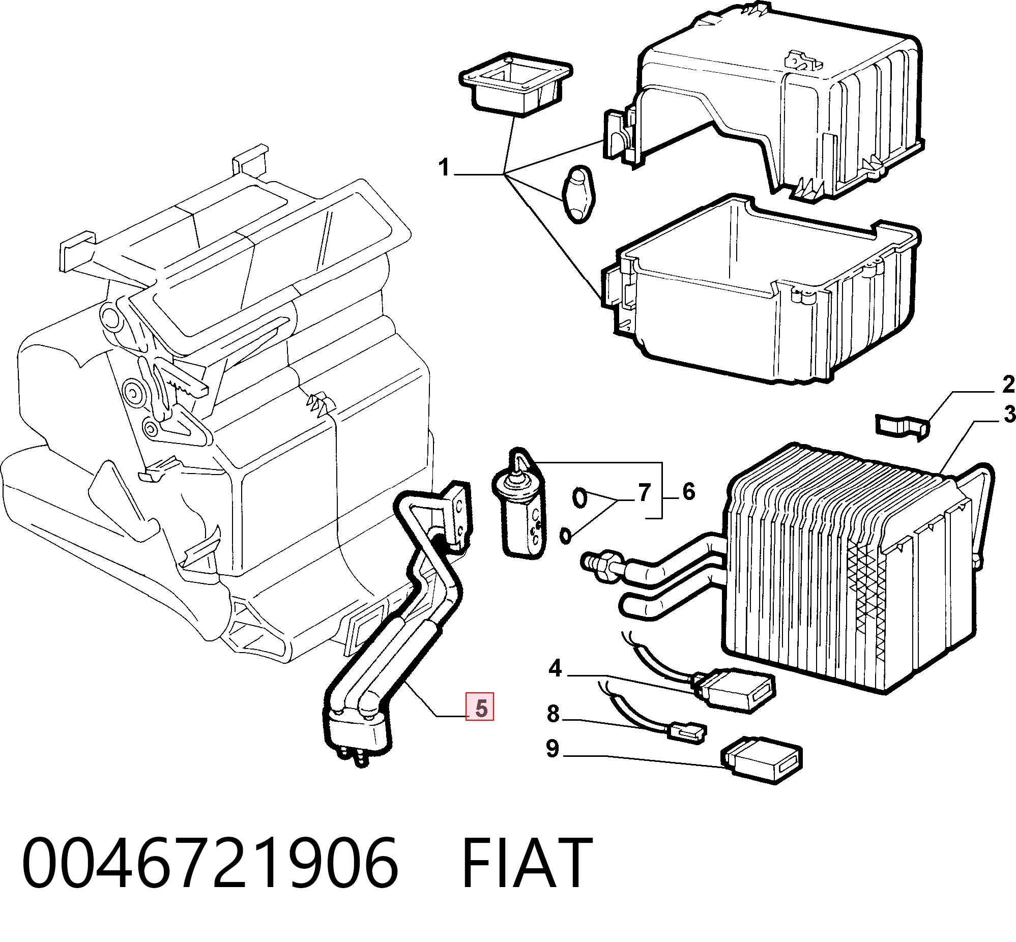 0046721906 Fiat/Alfa/Lancia